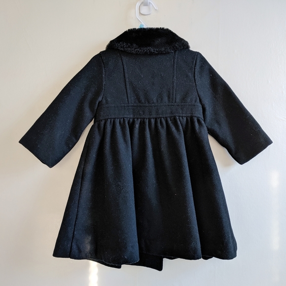 EUC Gymboree girl toddler pea coat size 18-24 months - Picture 2 of 7